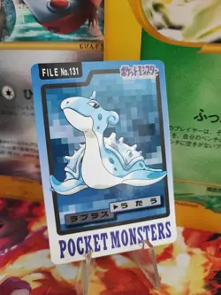 Pokemon Karte Card Lapras Pocket Monsters Carddass Bandai Glossy japanese NM - Image 1