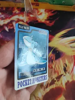 Pokemon Karte Card Lapras Pocket Monsters Carddass Bandai Glossy japanese NM - Image 4