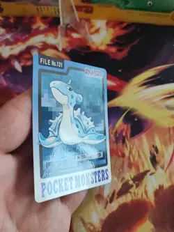 Pokemon Karte Card Lapras Pocket Monsters Carddass Bandai Glossy japanese NM - Image 5