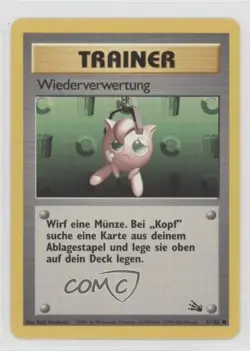 Recycle German Pokemon Fossil #61 1999 - Image 1
