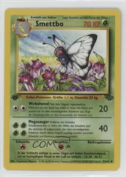 Butterfree German 1st Ed. Pokemon Jungle #33 1999 - Image 1
