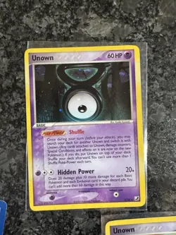 Lot of 3 Unown Neo Discovery Pokemon Card TCG - Image 4