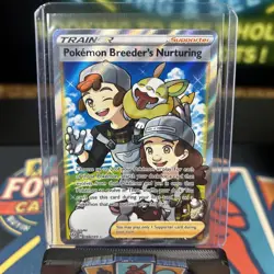 Pokemon Breeder's Nurturing - 188/189 Full Art Rare Card - Darkness Ablaze NM - Image 1