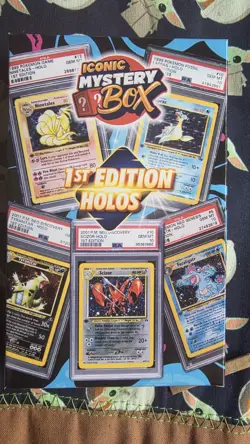 MYSTERY POKEMON- 1ST EDITION WIZARD OF THE COAST PSA HOLO VINTAGE ENGLISH ONLY - Image 1
