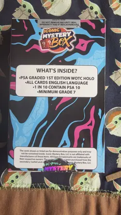 MYSTERY POKEMON- 1ST EDITION WIZARD OF THE COAST PSA HOLO VINTAGE ENGLISH ONLY - Image 2