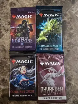 MTG 16x Sealed Booster Packs Magic The Gathering Masters / Phyrexia / Zendikar - Image 2