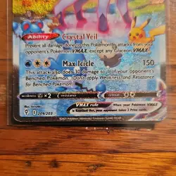 Pokemon Glaceon VMAX Alternate Art Secret Rare Holo Evolving Skies 209/203 - Image 4