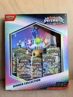 w/ box protector - Pokemon TCG Prismatic Evolutions Binder Collection - Sealed - Image 3