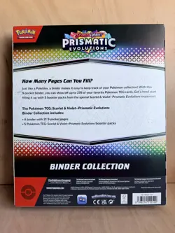 w/ box protector - Pokemon TCG Prismatic Evolutions Binder Collection - Sealed - Image 4