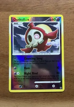 Lightly Played Duskull - SH2/3 - Rare Holo - Reverse Holo Pokemon Stormfront - Image 1