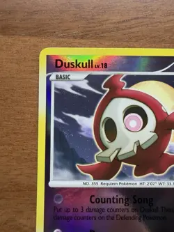 Lightly Played Duskull - SH2/3 - Rare Holo - Reverse Holo Pokemon Stormfront - Image 3