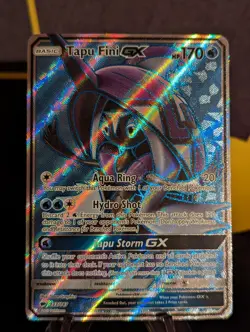 Pokemon TCG Tapu Fini GX Burning Shadows 133/147 Full Art - Image 1