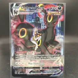 Pokemon Umbreon VMAX Ultra Rare TG23/TG30 Brilliant Stars Single Strike Full Ar… - Image 2