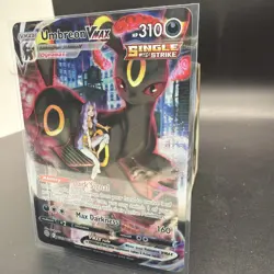 Pokemon Umbreon VMAX Ultra Rare TG23/TG30 Brilliant Stars Single Strike Full Ar… - Image 4