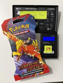 (HEAVY)🔥 32.80g Pokemon TCG Destined Rivals Sleeved Booster Pack Factory Sealed - Image 1