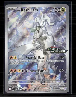 Pokemon 2025 Journey Together N'S Reshiram #167/159 - Image 1