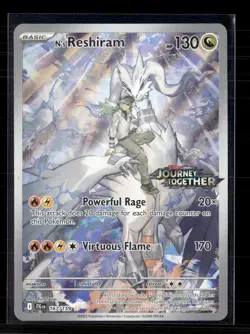 Pokemon 2025 Journey Together N'S Reshiram #167/159 - Image 1