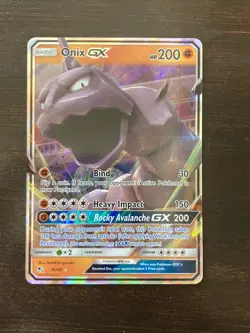 Onix GX Ultra Rare - 36/68 Hidden Fates - Pokemon TCG - Mint/NM - Image 2
