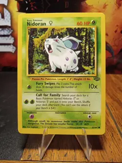 1999 Pokemon Jungle Nidoran #57 VLP - Image 1