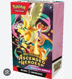6 x Pokemon TCG Mega Evolution-Ascended Heroes Booster Bundle (6 Packs) PRESALE - Image 4