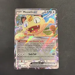 2026 Pokemon Meowth ex 062/088 ME03 Perfect Order Holo EN English - Image 1