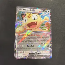 2026 Pokemon Meowth ex 062/088 ME03 Perfect Order Holo EN English - Image 2