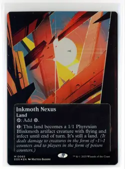 MtG EOS Inkmoth Nexus #65 Borderless / Stellar Sights Poster FOIL - Image 1