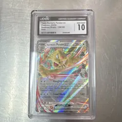 Pokemon Team Rocket's Persian ex 150/182 Sv10 Holo CGC 10 - Image 1