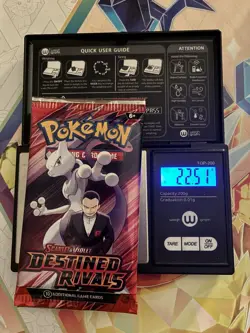 (VERY HEAVY) 22.51g Pokemon TCG Destined Rivals Booster Pack (SEALED)✅ - Image 1