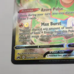Pokemon Rayquaza VMAX Crown Zenith Rapid Strike Ultra Rare Holo 101/159 320 HP - Image 3