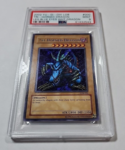 Yu-Gi-Oh! - Tri-Horned Dragon Unlimited Edition - LOB-000- PSA 9 - Mint - Image 2