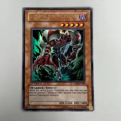 UNALIGNED CARD NAME ELEMENTAL HERO NECROSHADE YU-GI-OH YUGIOH TRADING CARD GAME - Image 1