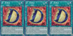 3x D - Force | BROL-EN009 | SCR | 1st Ed | NM | YuGiOh - Image 1
