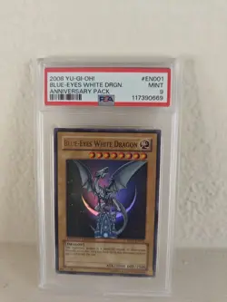 Yugioh 2008 Blue Eyes White Dragon YAP1-EN001 PSA 9 - Pop 100! - Image 2