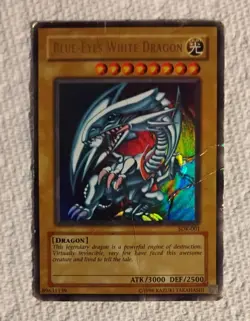 Blue-Eyes White Dragon SDK-001 1st Edition Yugioh! 2002 Kaiba - Image 1