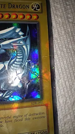 Blue-Eyes White Dragon SDK-001 1st Edition Yugioh! 2002 Kaiba - Image 4
