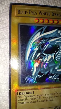 Blue-Eyes White Dragon SDK-001 1st Edition Yugioh! 2002 Kaiba - Image 5