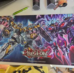 Official Konami Yugioh Genesys Celebration Zeus Typhon ty-phon Playmat - Image 1