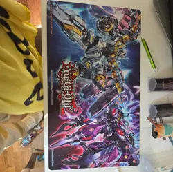 Official Konami Yugioh Genesys Celebration Zeus Typhon ty-phon Playmat - Image 3