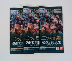 3 x One Piece Booster Packs-OP-08- Two Legends Japanese-Brand New Sealed - Image 1