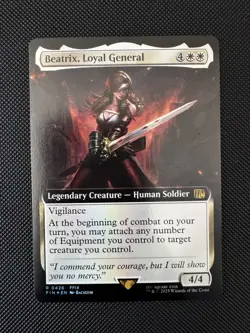Beatrix, Loyal General #0426 (Extended Art) (FOIL) NM MTG Final Fantasy - Image 1