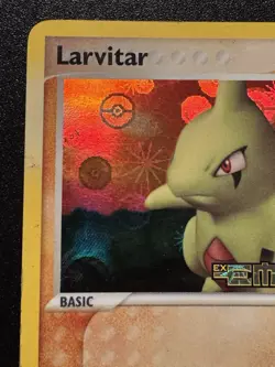 Larvitar 52/106 EX Emerald Pokemon Card Reverse Holo Foil Rare HP - Image 3