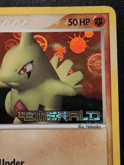 Larvitar 52/106 EX Emerald Pokemon Card Reverse Holo Foil Rare HP - Image 4
