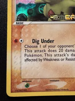 Larvitar 52/106 EX Emerald Pokemon Card Reverse Holo Foil Rare HP - Image 5