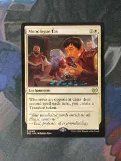 Monologue Tax | 7% Off 2+ | Duskmourn | NM | MTG - Image 1