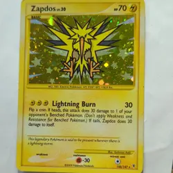 Pokemon Zapdos Supreme Victors Secret Rare Holo 150/147 2009 Lightning Burn - Image 1