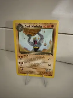 2000 Pokemon Team Rocket First Edition Dark Machoke #40/82 - Image 1