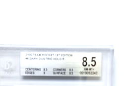 2000 Pokemon Team Rocket's 1st Edition Rare Holo Card Dark Dugtrio BGS 8.5 NM MT - Image 3