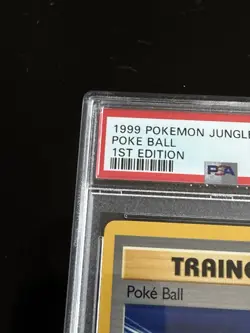 1999 Pokemon Jungle 1st Edition Poke Ball #64/64 PSA 10 - Image 2