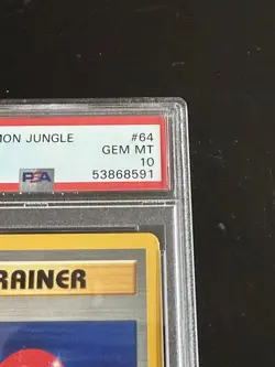 1999 Pokemon Jungle 1st Edition Poke Ball #64/64 PSA 10 - Image 3